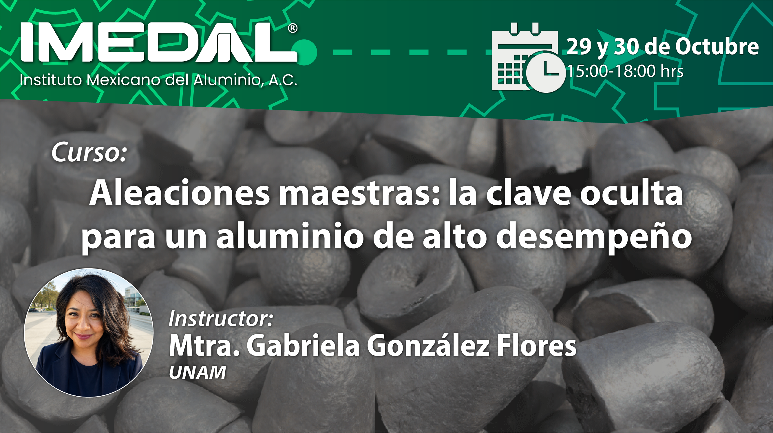 Curso: Aleaciones maestras: la clave oculta para un aluminio de alto desempeño